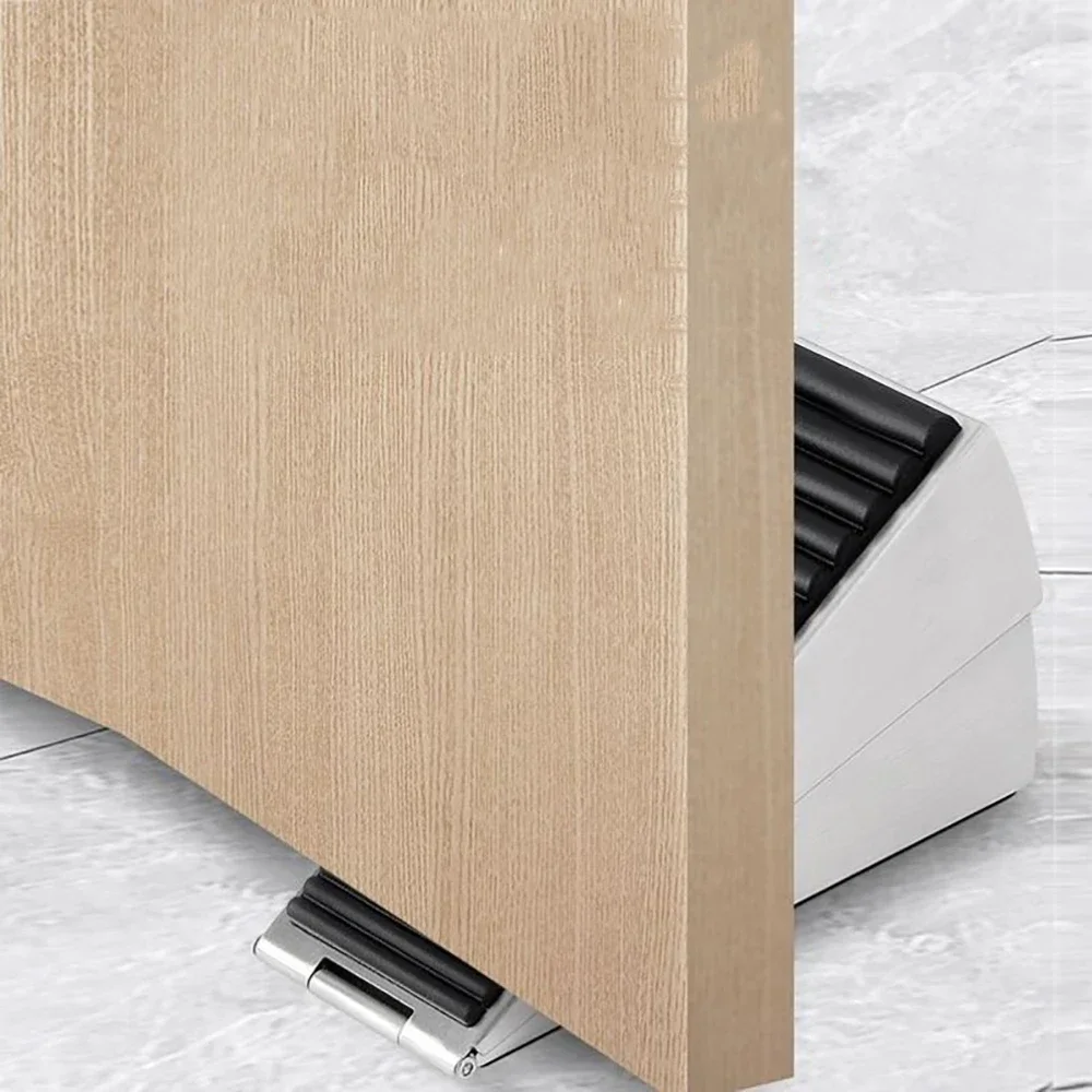 Door Bottom Stopper Reusable Shock Absorbent Block Wedge Door Stopper Home Office Anti-collision er Children Protection