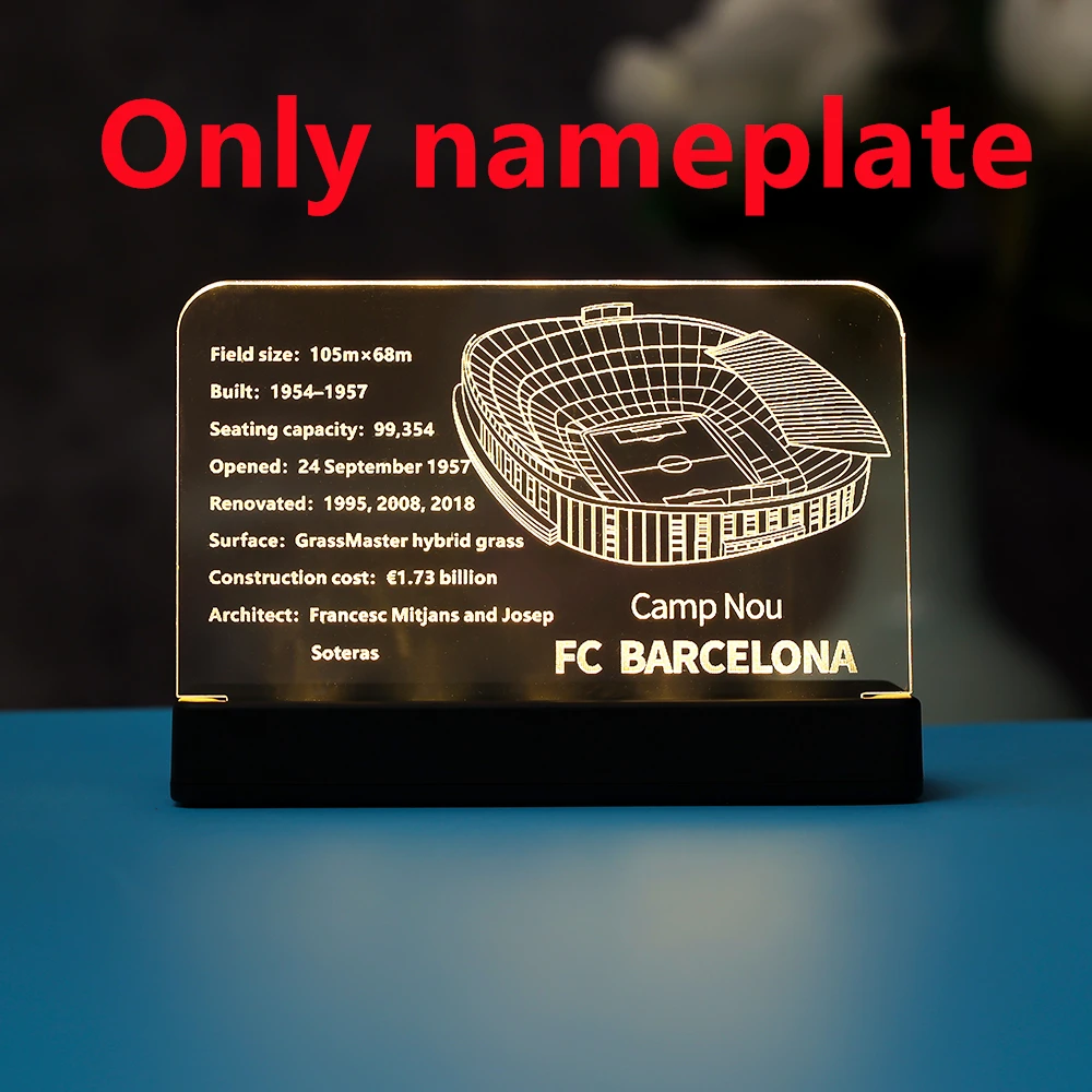 LEGO oluşturma Led ışık için 10284 Kit yapı taşları FC Barcelona kampı Nou (RC ses versiyonu) (sadece ışık kiti dahil)
