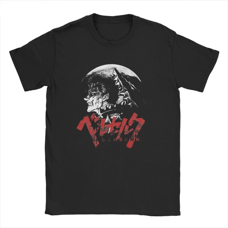 

Men's T-Shirt Berserk Guts Vintage Tee Shirt Manga Swordsman Gatsu Sacrifice Zodd T Shirt Anime Clothing Printing