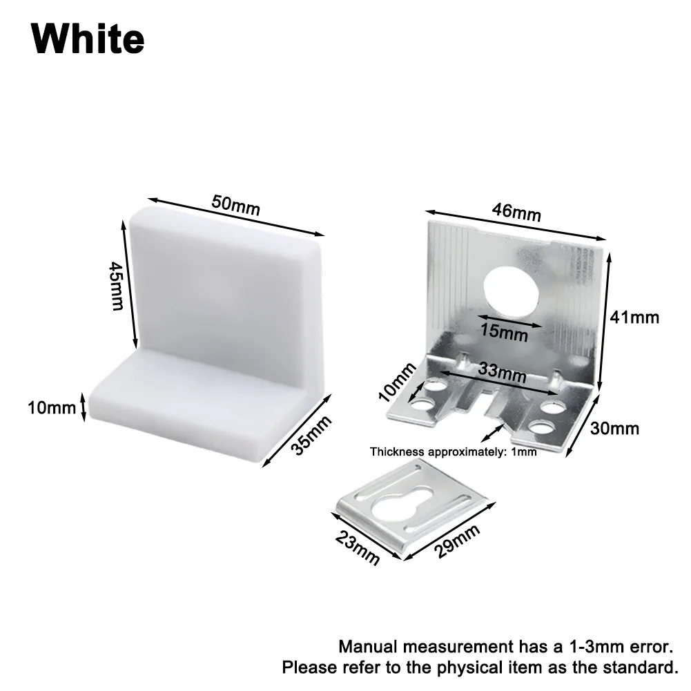 Wall mount hanger set 4 and 8 pieces with mounting plates screws and brackets for For Kitchen cabinets and home shelves