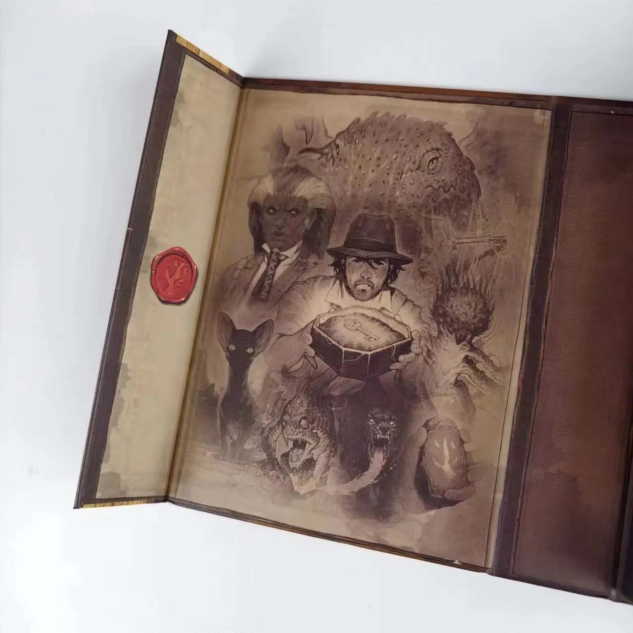 Cthulhu 러브 레터 보드 게임, 러브 크래프트 레터, 캐주얼 파티 테이블 게임-Freehip.co.kr