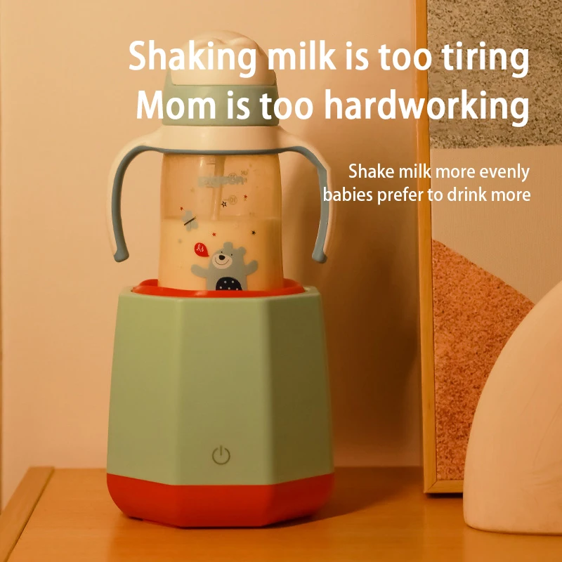 Baby Bottle Shaker USB Charging Milk Blender Feeding Portable Shaking Machine Household Home Babycare Wide Application