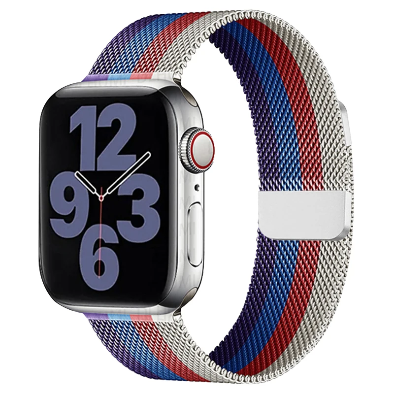 Premium Metal Milanese Apple Watch Band - Stainless Steel Mesh Strap