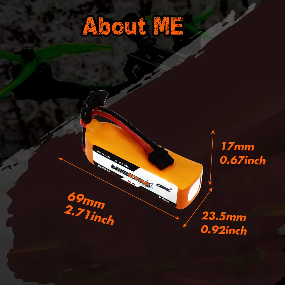 ME 17mm 0.67inch Wy 23.5mm 0.92inch 32e Arnc 3