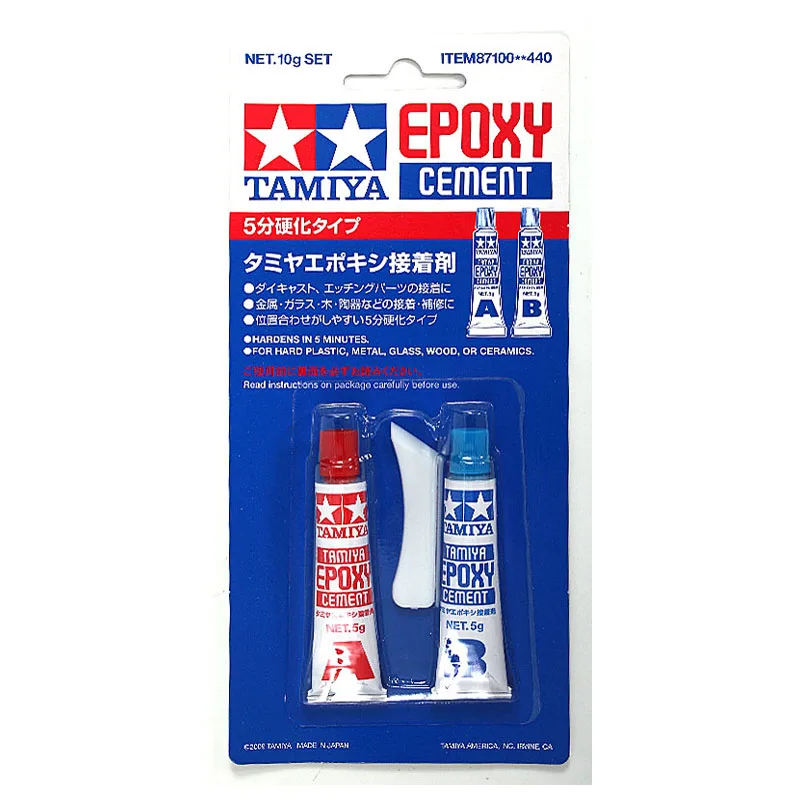 

Tamiya 87100 Handicraft AB Resin Bonding Agent Adhesive Glue For DIY Military Plane Ship Tank Soldier Assmebly Model Kit