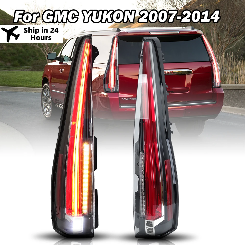 LEDテールライト,gmc yukon,ブレーキストップ,ターンシグナル,カー 