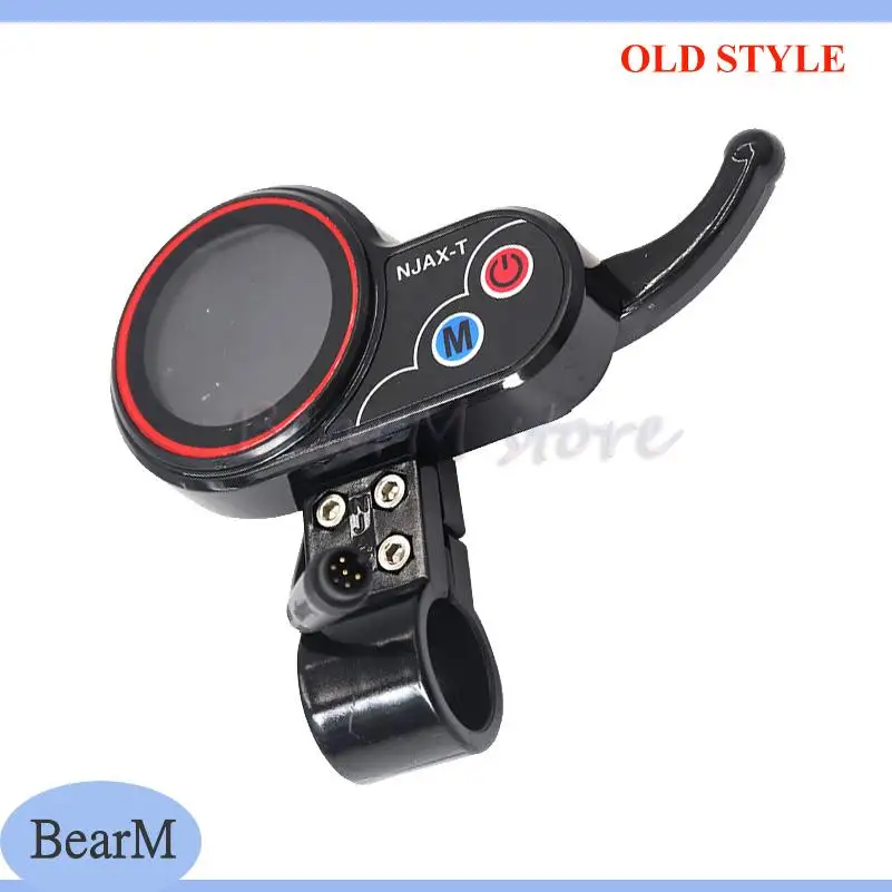 Enhanced Electric Scooter Instrument Display with LCD Meter and Finger Throttle