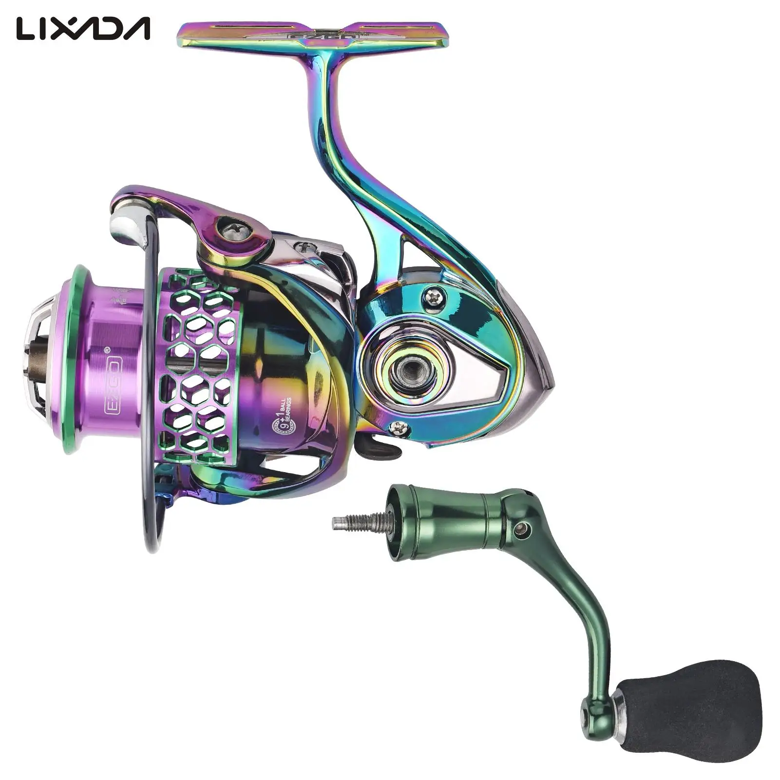 Lixada 12+1BB Carp Fishing Spinning Reels Lightweight Metal Spool