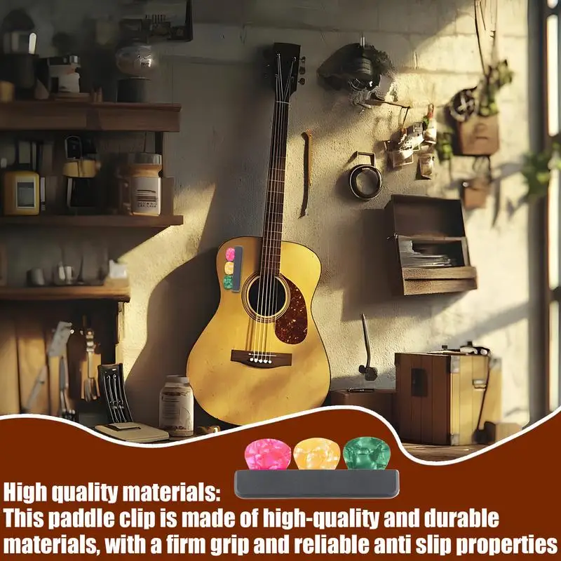 Guitar Picks Holder Plectrums Case Electric Acoustic Guitar Pick Box Case Storage Container For Ukulele Bass Players