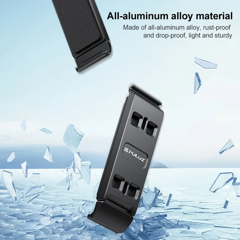PULUZ Aluminum Alloy Vertical Shooting Magnetic Quick-release Battery Side Interface Cover for Insta360 Ace Pro 2
