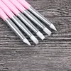 5Pcs/Set Silicone Nail Art Pen Brush UV Gel Polish Tip 3D Image DIY Dotting Polish Brushes Sculpture Pen DIY Manicure Tool 1