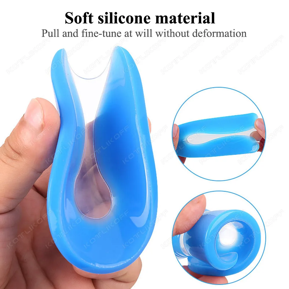 Silicone Gel Heel Pad Foot Pain Relief U-Shape Heel Cushion Inserts For Shoes Spur Protector Plantar Fasciitis Insole shoe insoles heel patch insole heel protector heel protector pads heel insoles heel cushion insole heel cushion protector