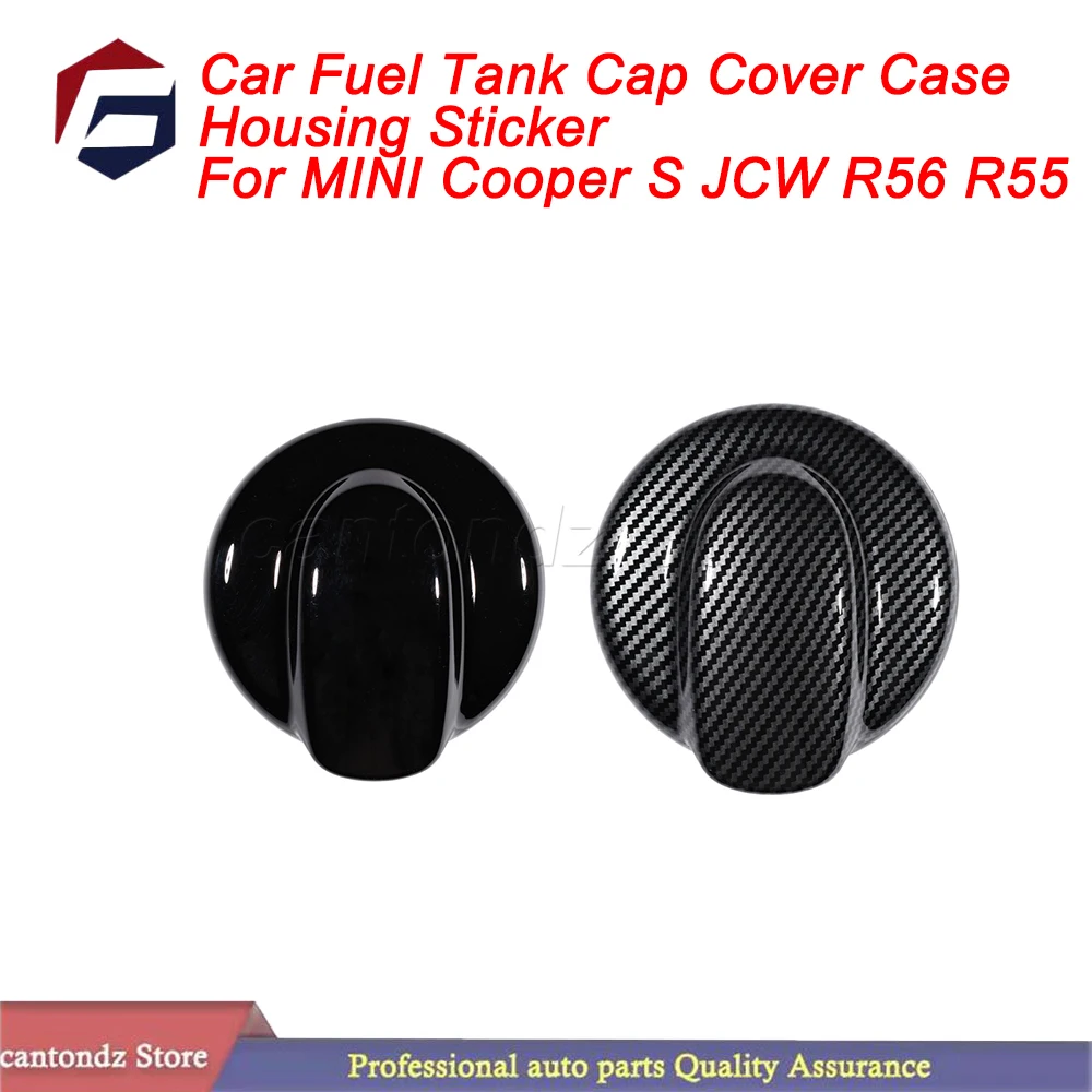 

Автомобильные аксессуары для MINI Cooper S JCW R56 R55, черная крышка из углеродного волокна с рисунком, крышка для топливного бака
