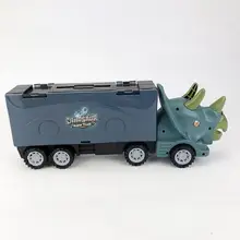 

Crash Resistant Highly Detailed Transport/Container Truck Dinosaur Shape Toy Car for Children