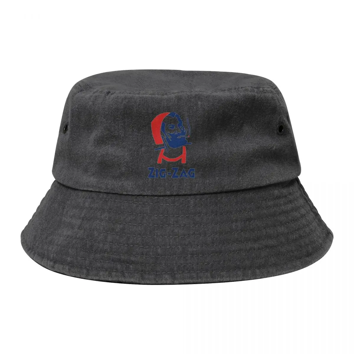 

Zig Zag Rolling Papers Cowboy Denim Fisherman Hat With Printing