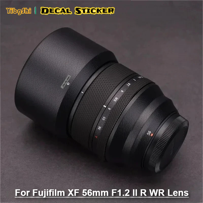 후지 XF56F1.2 R II R WR 렌즈 데칼 스킨 후지필름 XF 56mm F1.2R II R WR 렌즈 보호 커버 스티커