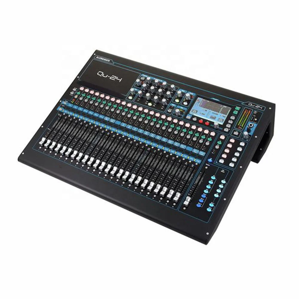 Allen & Heath Qu-24 Mixer Digitale Per Live & Studio 24 Ingressi Mono Sistema Pa Mixer Per Sistema Audio Da Concerto All'Aperto
