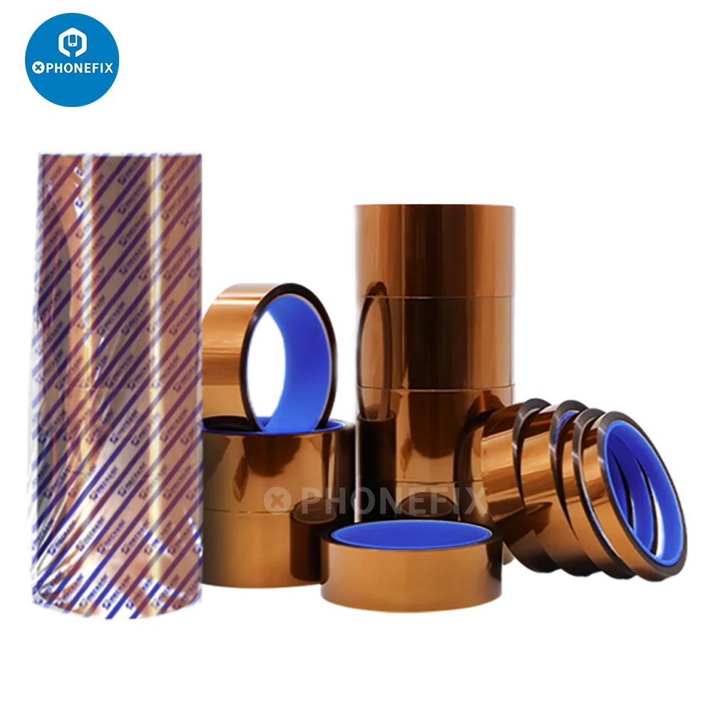 

35M Kapton Tape Polyimide Adhesive Insulating Thermal Insulation Adhesive Tape 2-35MM Width No Residue for Masking Soldering Etc