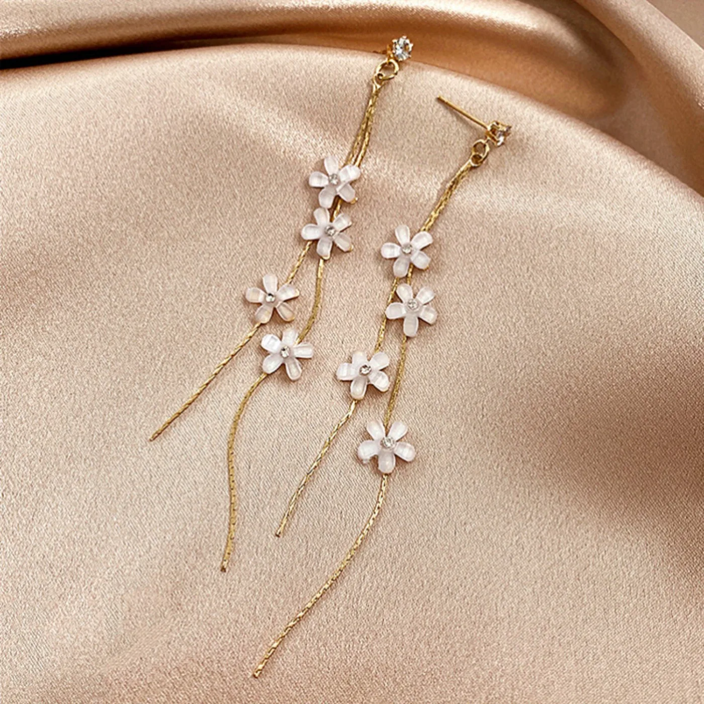 Pearl Earrings 2PC Women's Fashion Trend Love Tassel Outdoor Travel Carnival Banquet Party Holiday Dressing Gifts
