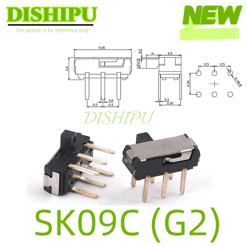 10–30 Stück Kippschalter Ss-23E04G3 G4 (2P3T) (2P2T) Ss12D00 Ss12D10 Ss12D11 Sk13D07V Ss12F15V Ss12D07V Sk01L Sk02Lsk09 Sk09B Sk09 – Detail 22