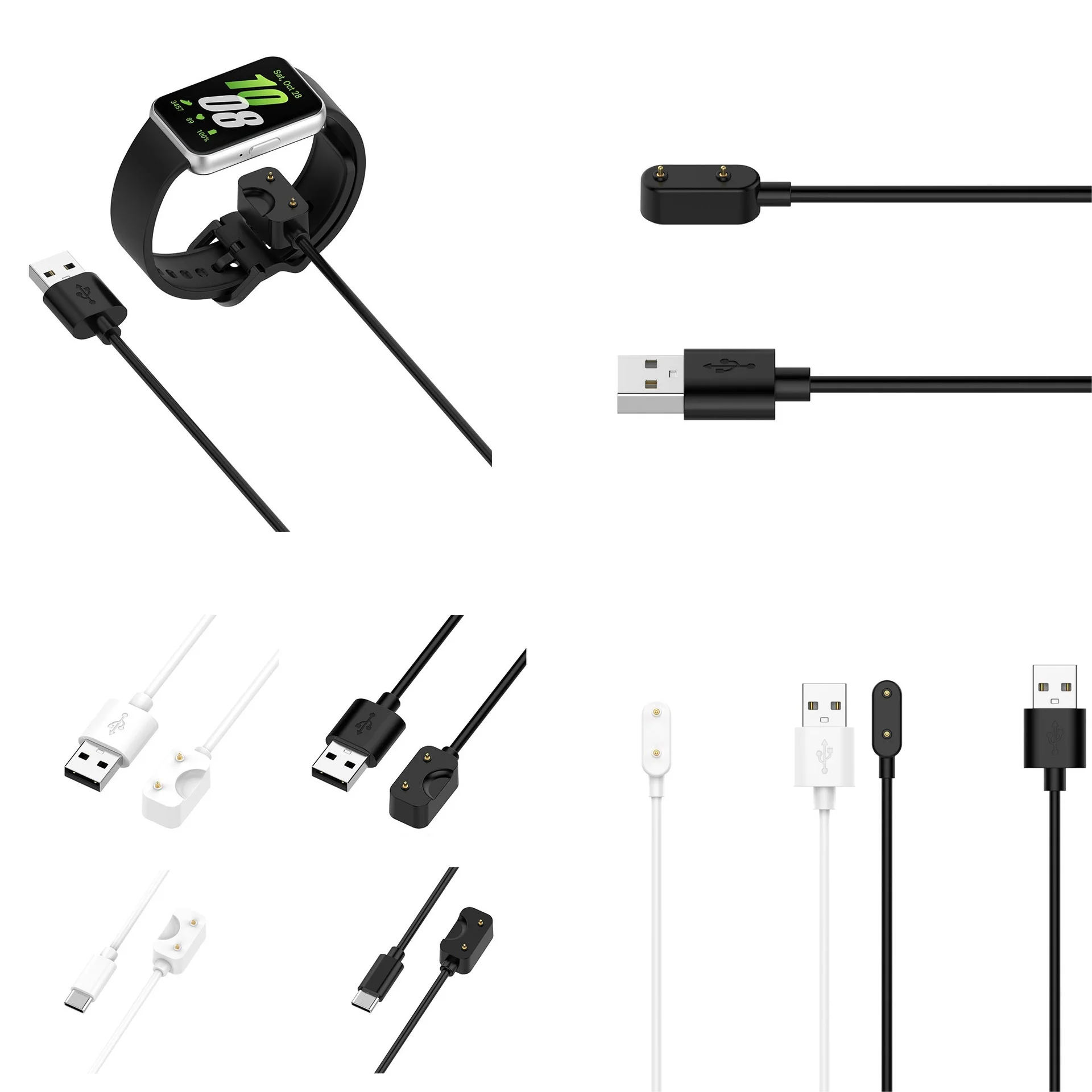Magnetic USB/Type C Smartband Charger Adapter