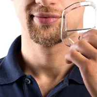 5pcs/set Transparent Beard Styling Tool And Shaving Template For Men - Image 6
