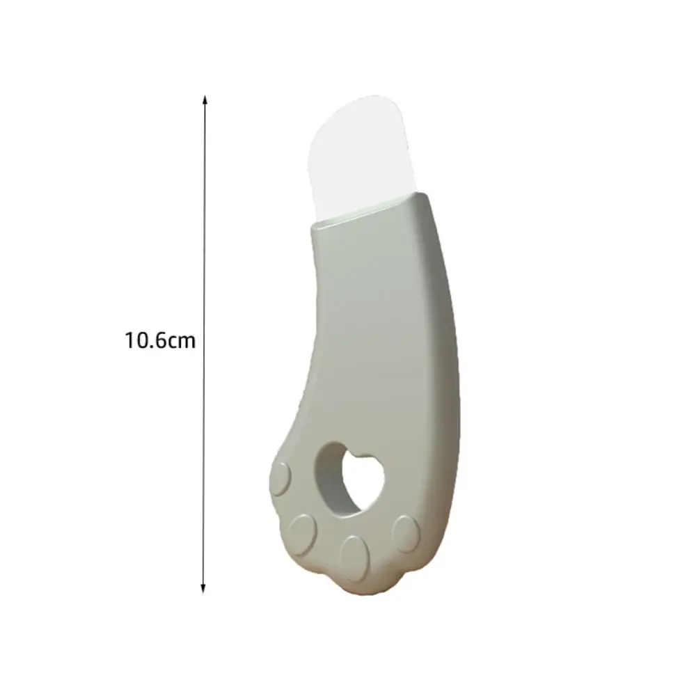 Cat's Paw Shape Facial Blackhead Removal Tool Silicone Remove Whitehead Acne Blackhead Scraper Handheld Deep Clean Face Spatula