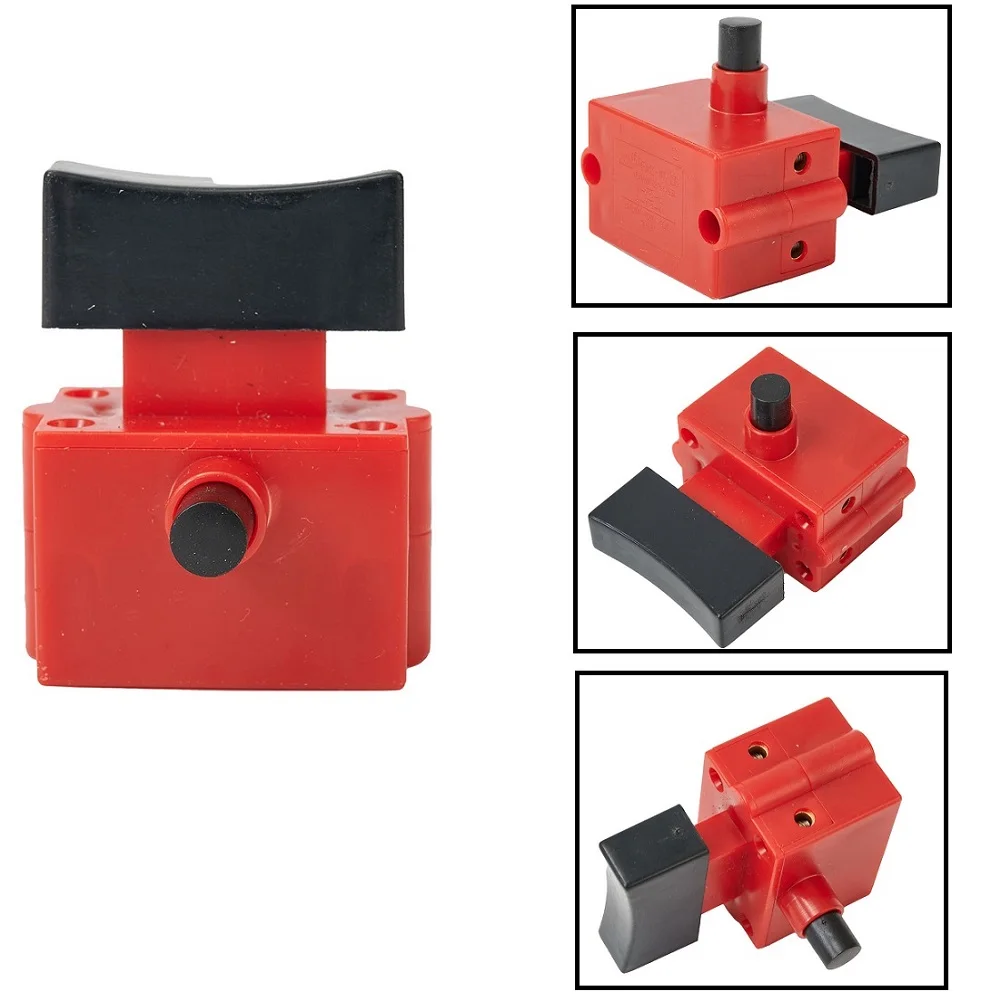 

10(10)A 250V 5E4 Trigger Button Switch 355 Type SPST Pull Steel Crane Cutting Machine Switch For FA2-10/2B 5E4 Self Rest Switch