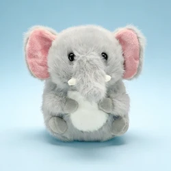 Children's Cartoon Animal Plush Toy - Cute and Soft Stuffed Doll for Girls' Gift and Decor (Elephant)