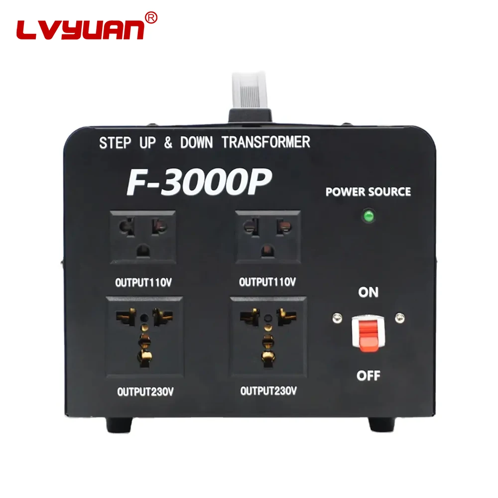 

LVYUAN 3000W 110v -220v Transformer 220v -110v Voltage Converter Voltage Transformer Step Up/Down Current Transformers