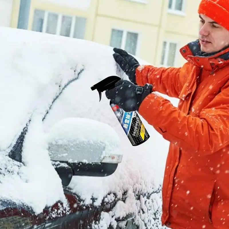 Deicer Spray For Car Windshield 300ml Deicing Melting Agent Auto Windshield Defroster Deicing Spray For Removing Snow And Frost