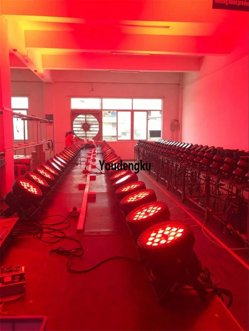 4 pieces waterproof stage night club party 18x10W 4in1 rgbw dmx IP65 led par lig