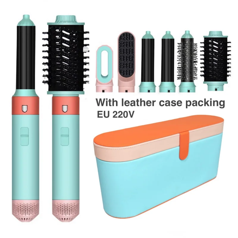 New home 6 in 1 multi Styler hair dryer for hair 6 in 1 Hair Styler with curling barrel hot air brush styling tool 4