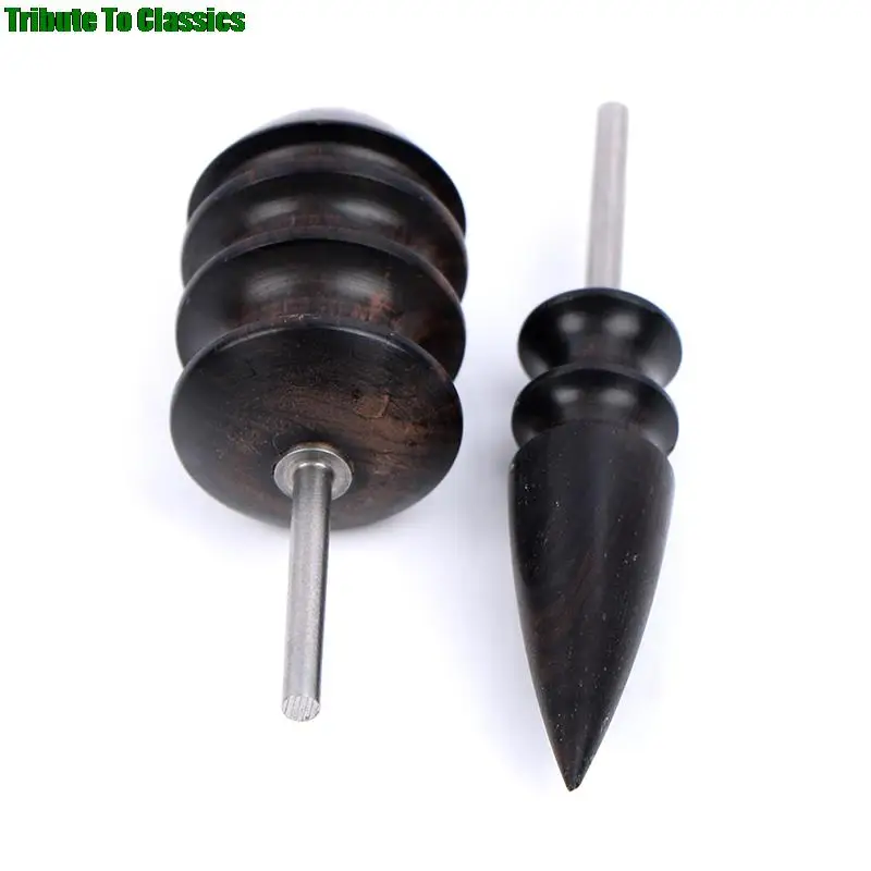 DIY Leather Grinding Tool Electric Polishing Machine Bit Leather craft Edge Arch Groove Slicker Kit Sandalwood Head Burnisher