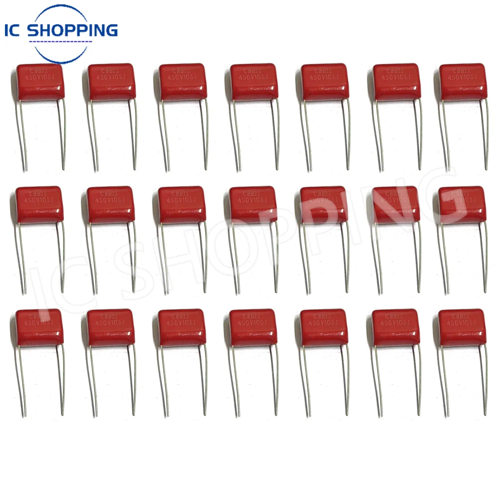 10 Condensatori CBB22 330nF 334J 400V - Film Polipropilene Metallizzato Passo P10