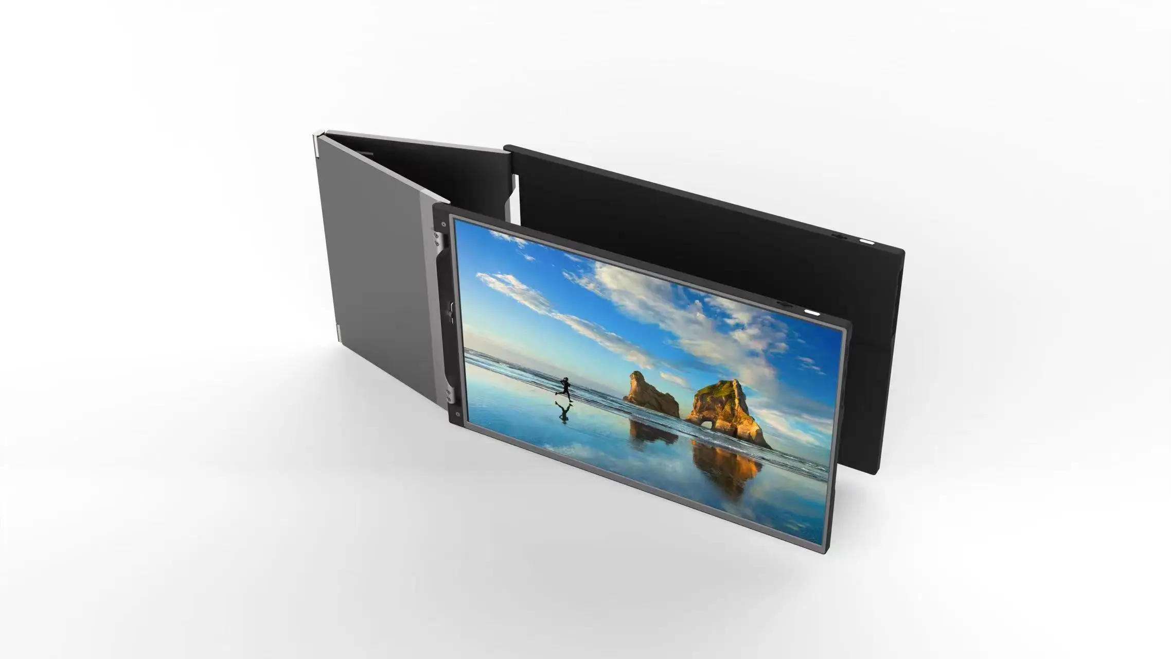 TRIPTYCH ƮϿ ޴  ũ , 12 ġ Ǯ HD IPS ÷,  Ʈ  ȭ Ȯ, HDMI, USB-A, T, 14 ġ