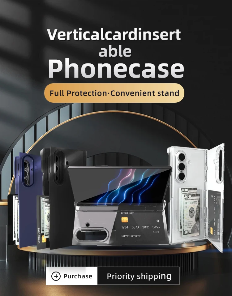 Samsung Galaxy Z TriFold Folding Stand Case with Card Holder Slot 1