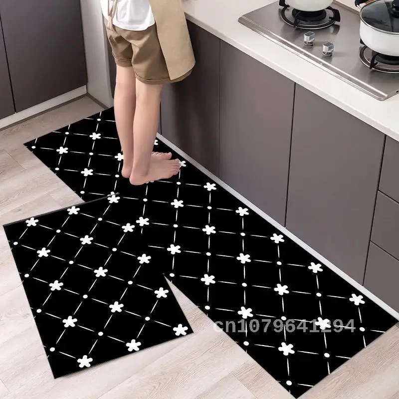 

Soft Kitchen Mat Antislip Bath Mat Bedroom Floor Mat Living Room Carpet Doormat Kitchen Rug