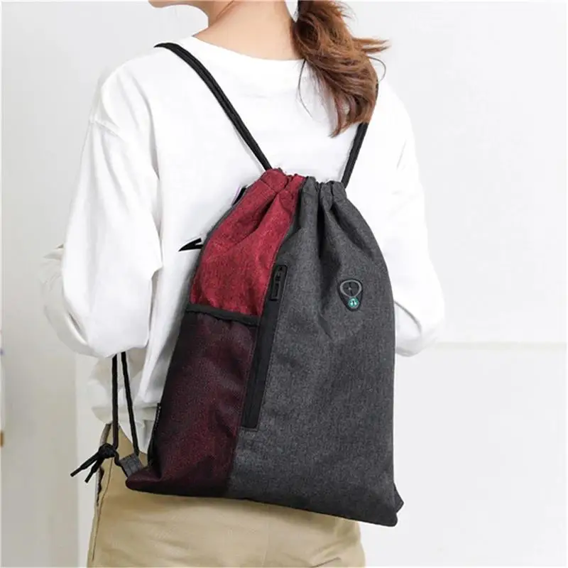 Drawstring Backpack Fashion Casual Unisex for Men Women
