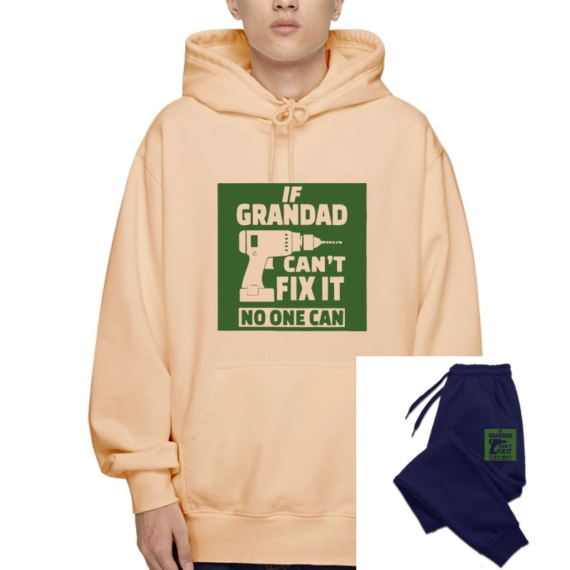 

If Grandad Can'T Fix It Birthday Dad Papa Fathers Men Women Unisex SweaHoody Sweatshirt Hoodie 2900 Pure Cotton SweaHoody