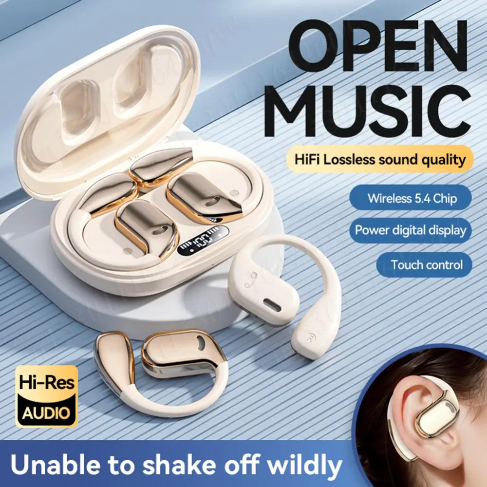 M75 AI Translator Earbuds Bluetooth5.4 Translator Device 144 Languages Real-time Language Translation Earphones Touch Control