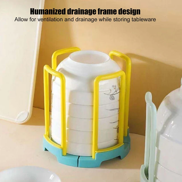 혁신적인 확장 가능한 디자인으로 접시를 정돈하고 카운터 공간을 절약하는 그릇 거치대