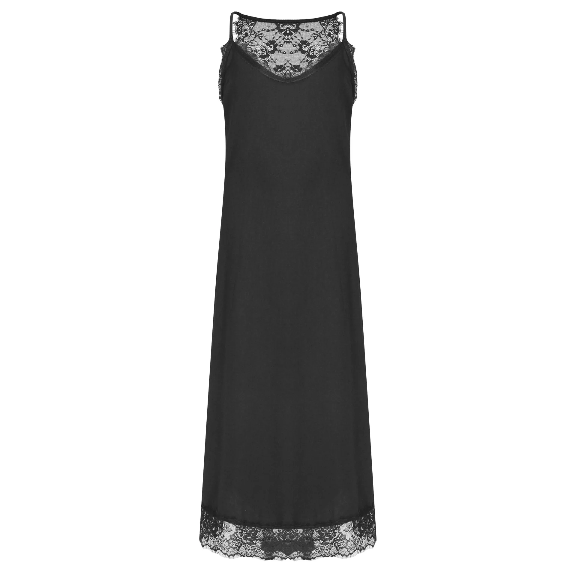 

Hot dress sexy halter lace loose slit hem dress