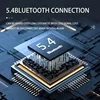 KY2 Single Wireless Earphones Air Conduction OWS Headphone HiFi Ear-Hook Music Sports Noise Cancel Headset For All Smartphones 5