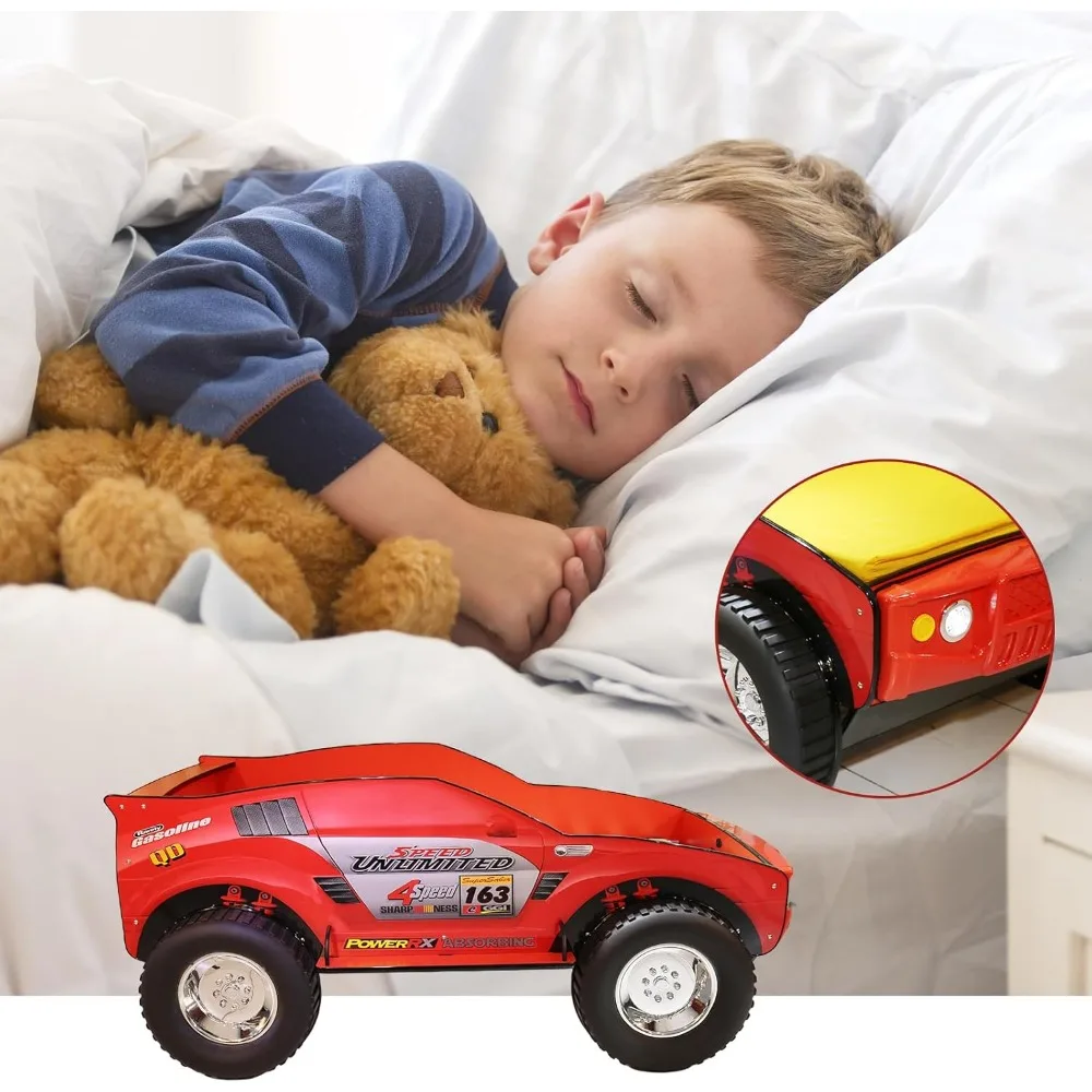 Twin Bed Frames for Kids,Twin Platform with Wood Slat Support for Children,Toddler Frames with Headboard,Twin Size 5