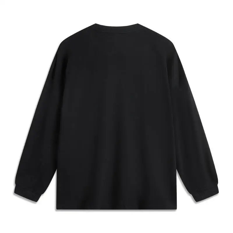 Li-Ning Men Basketball Series Long Sleeve Sports T-Shirt Comfortable Jersey LiNing Solid Color Leisure Culture Tee AHSU781