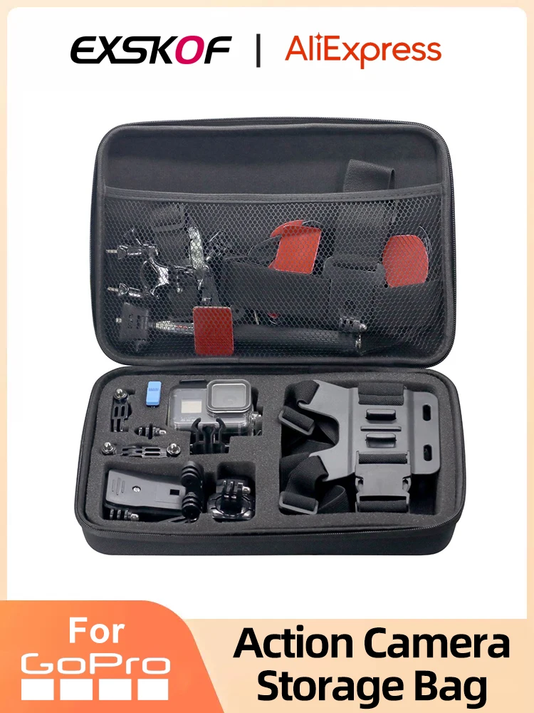 ActionCameraStorageBagWaterproofShockproofSafeandPortablefor