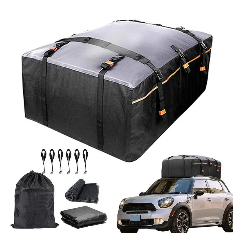 

Car Roof Cargo Carrier Large Capacity Luggage Roof Bag With Waterproof Zipper Large Capacity Luggage Roof Bag For Cars SUV Sedan