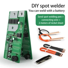 

Spot Welder DIY Portable 12V Battery Energy Storage Spot Welding Machine PCB Board Soldering Equipment Max 0.3mm Nickel Sheet
