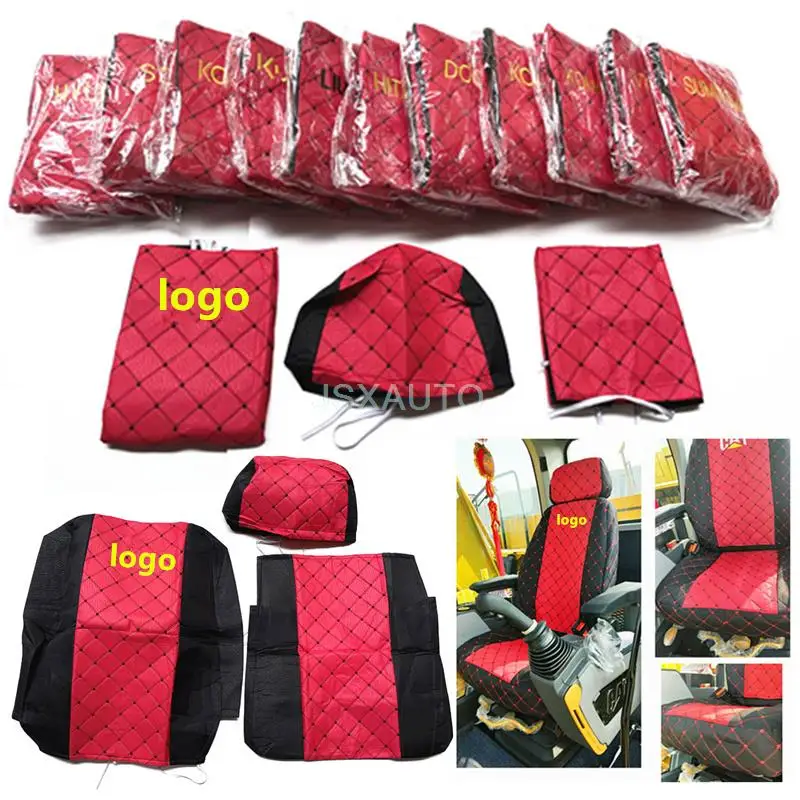 For Doosan Cat Hitachi Kobelco Sany Hyundai Liugong Komatsu Xcmg Volvo Sdlg kato kubota sumitomo Excavator Seat Cover Seat Cover
